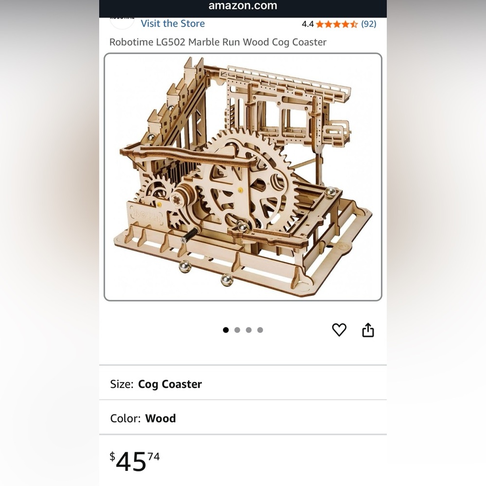 NEW ROKR 3D Wooden Puzzle Marble Run Model Building Kits Mechanical Puzzle - Picture 6 of 10